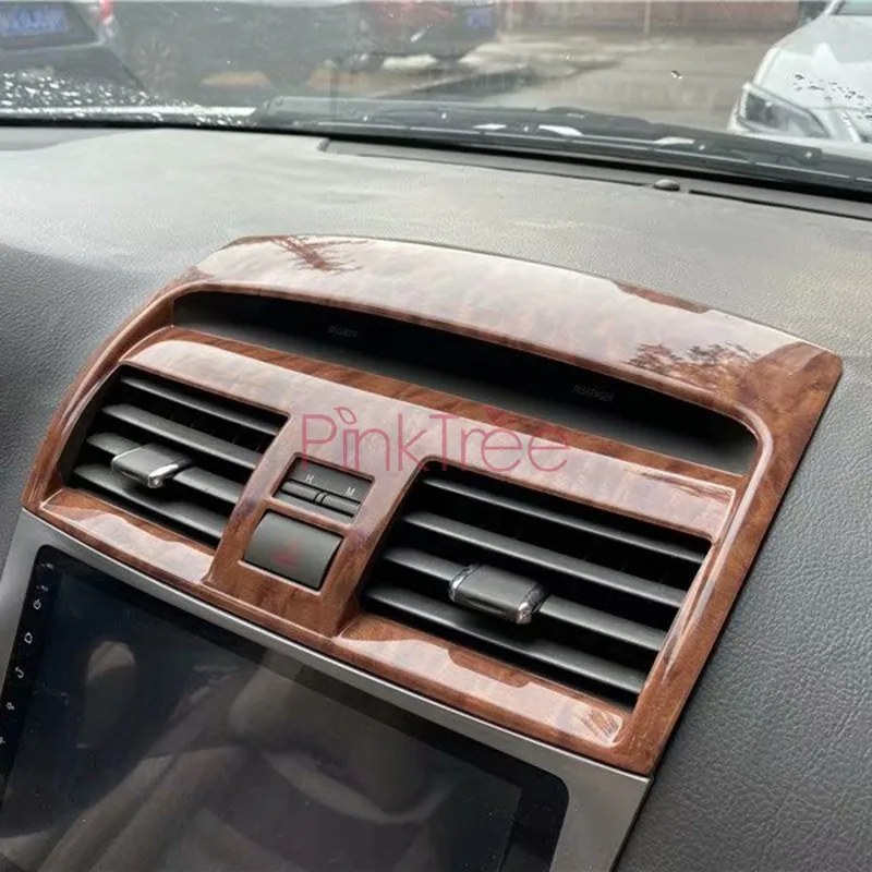 27 pcs Wooden Color Trim Panel Cover Package Sticker Interior Car Decoration Accessories For Toyota Camry 2006- 2011