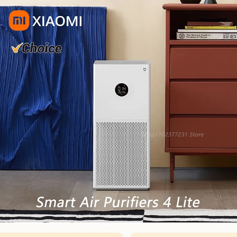 Purificador de Aire Xiaomi Home Pure Air 4 Lite para Oficina, Uso en Interiores, Antibacteriano, Eliminación de Formaldehído, Purificador de Niebla, Electrodomésticos