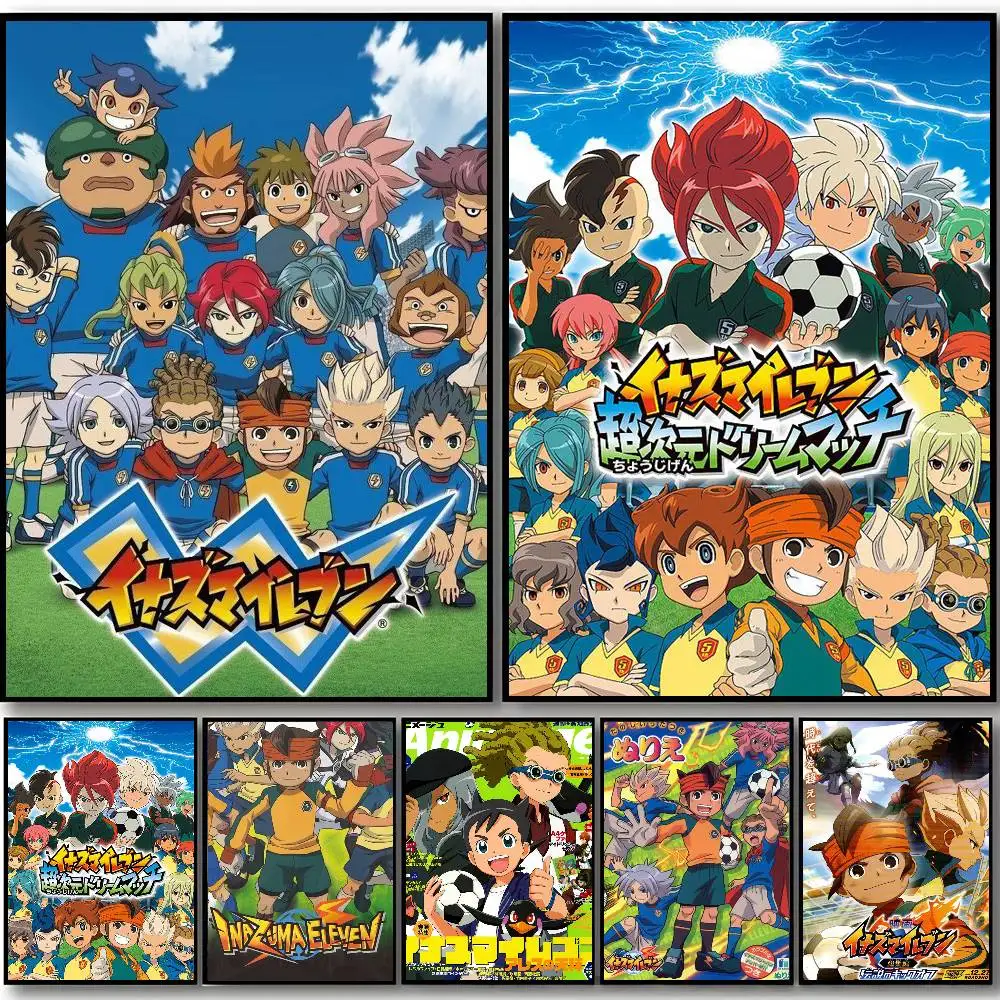 ملصق Anime I-Inazuma أحد عشر ملصقًا ذاتي اللصق مناسب لأي سطح جدار مقاوم للماء والرطوبة