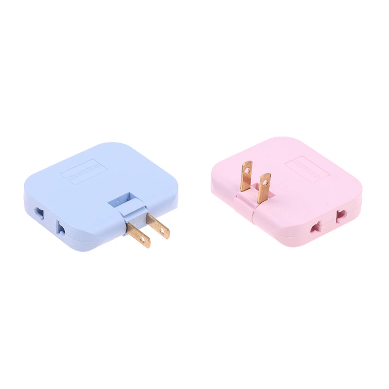 US Plug 180 Degree Rotatable Socket Converter 3 in 1 US Extension Plug Multi-Plug Mini Slim Wireless Outlet Adapter Sockets