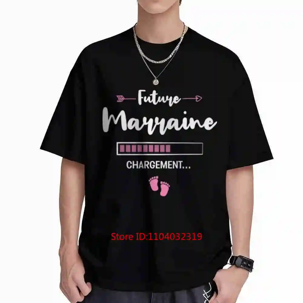 Future Godmother Loading Pregnancy Baby Short Sleeve Tee 100% Cotton T-Shirt