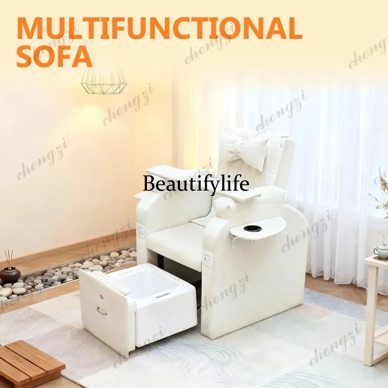 M138 TTT Custom electric white manicure pedicure chairs foot care spa massage without plumbing