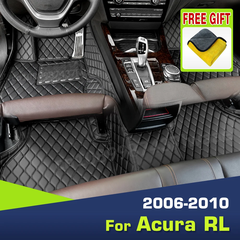 Car floor mats for Acura RL 2006 2007 2008 2009 2010 Custom auto foot Pads automobile carpet cover Interior Accessories