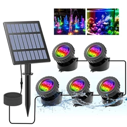 T-SUN 2/3/5 RGB Solar Light Outdoors IP68 Solar Lawn Light Pool Light Solar Power Light For Garden Path Decor Underwater Light