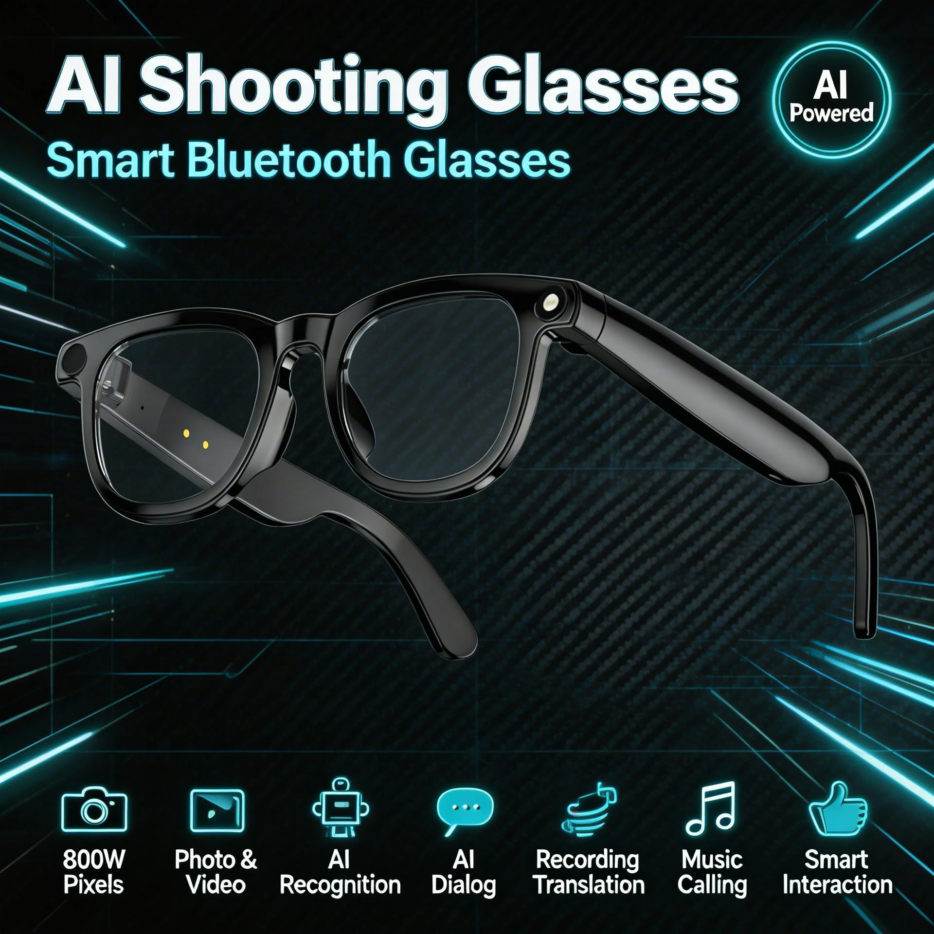 4K Smart Ai Glasses…