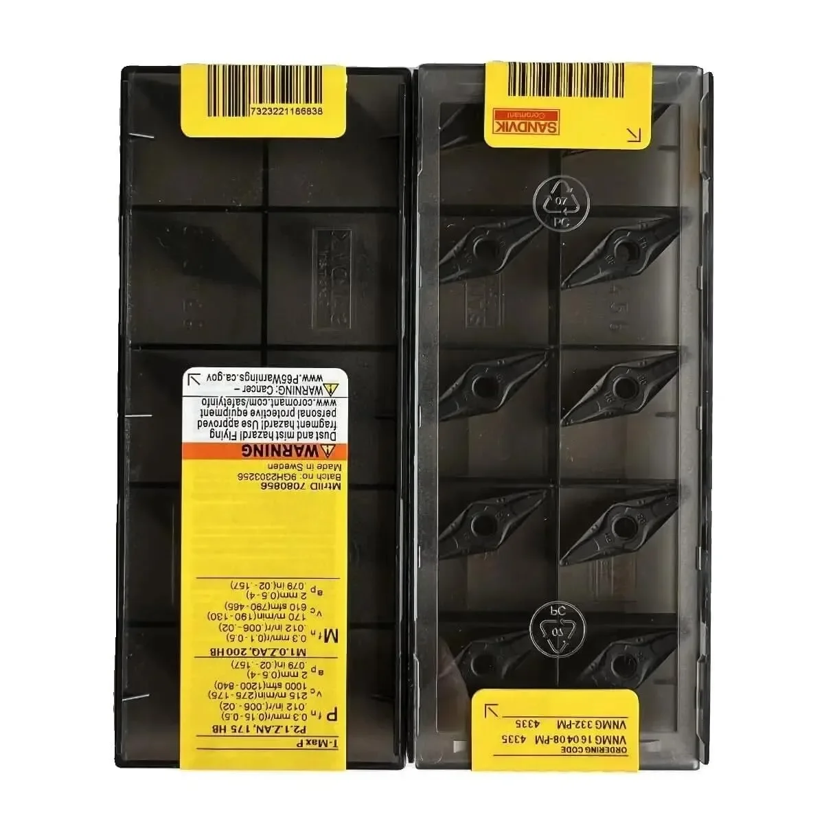 

Original SANDVIK / VNMG160408-PM 4335 / Hard alloy CNC Blade 10 Pcs