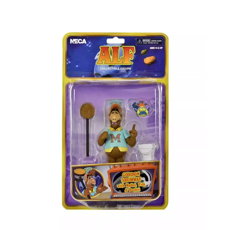 Neca 1980 Cartoon Ah Fu Thuis 5 Inch Ornament Agent Versie Militaire Actie Figuren Kinderspeelgoed Verjaardagscadeau