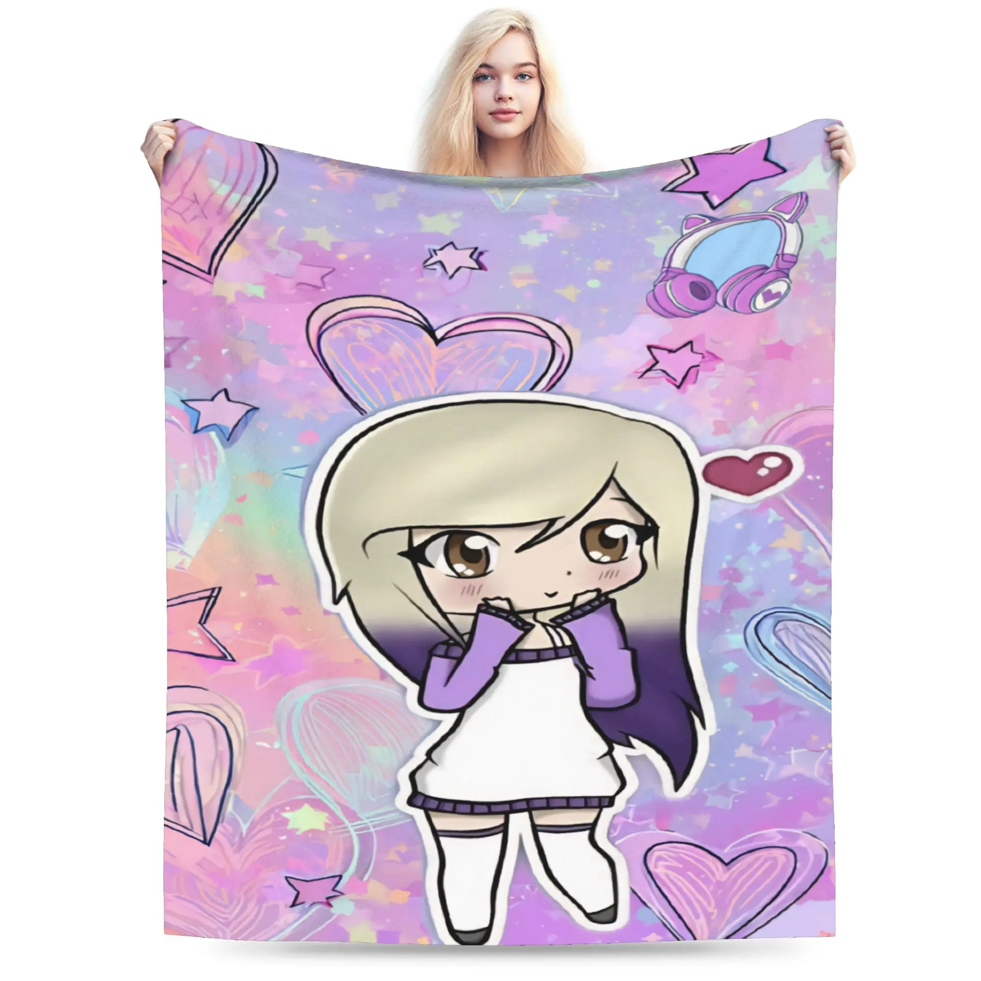 New Arrival Dense Real Mix Collage Lyna Vallejos  Blanket Ultra-Soft Fleece  Relax Throw Blanket Machine Washable