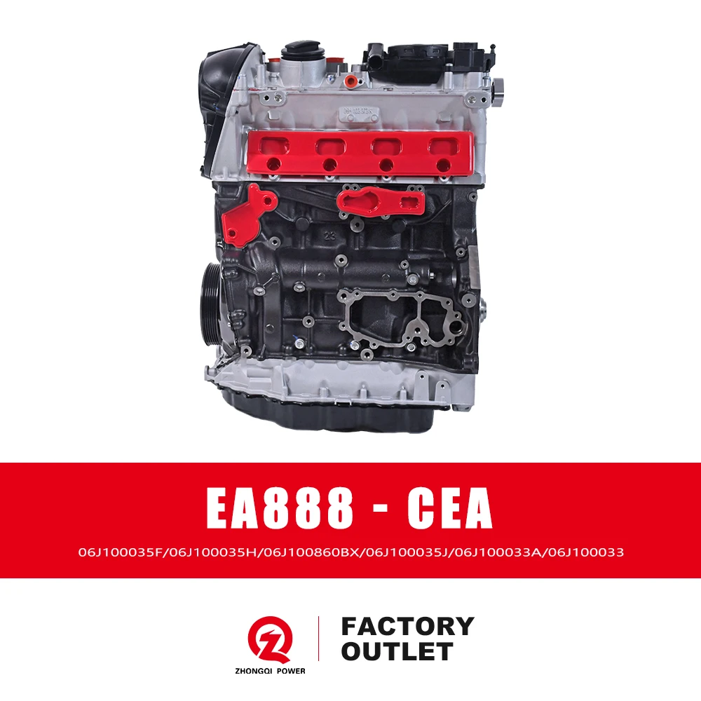 Motor EA888 GEN2 CEA 1.8T Auto Engine Assembly 06J100033A 06J100035J 06J100037 Accessories For Car Acessórios Para Carro