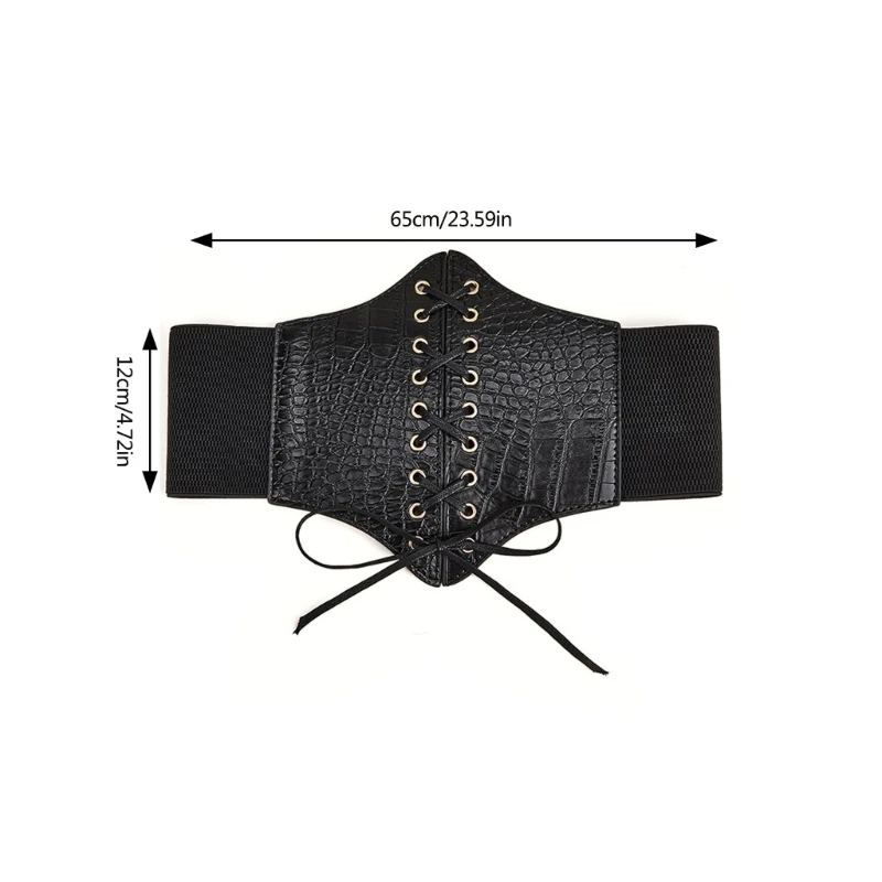 Ceinture cow-girl avec chaîne taille extensible, bouton-pression, pour femmes, bal promo, scène soirée en Club pour