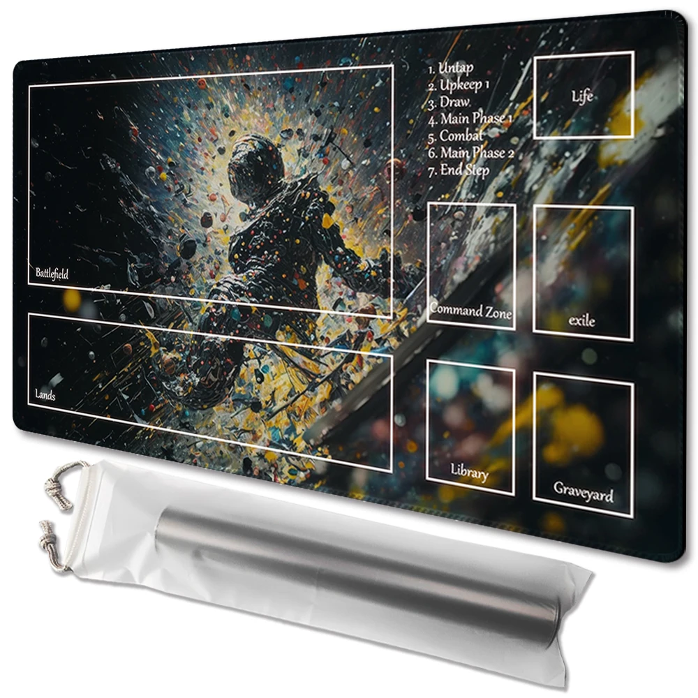 

Nebula Dancer- Board Game TCG Playmat Table Mat Game Size 60X35 CM Mousepad Compatible for MTG CCG