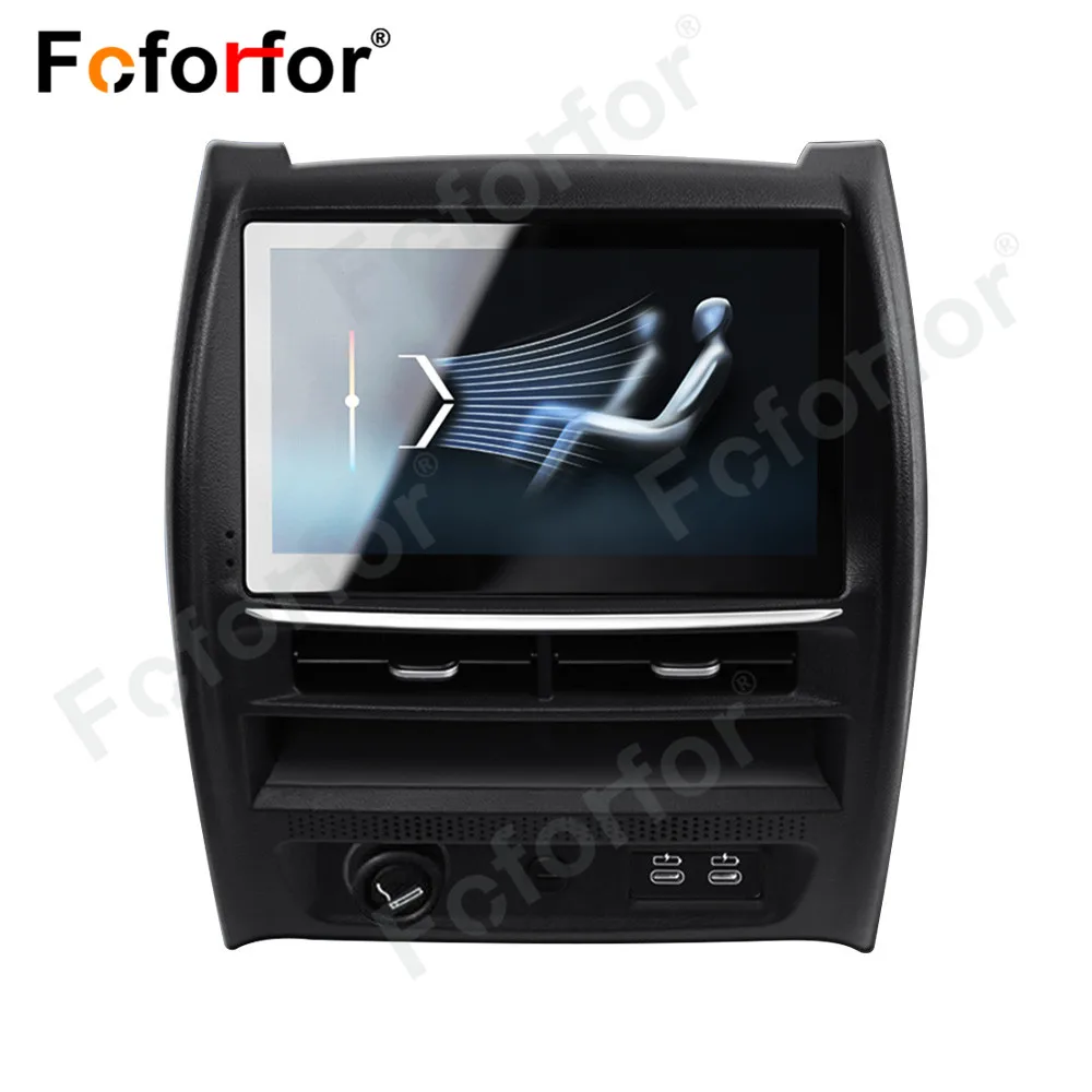 4G LET Digital Rear AC Outlet Passenger Entertainment Screen For BMW 5S 2018-2023 Auto Back Row Seat Car Android 14 CarPlay 64G