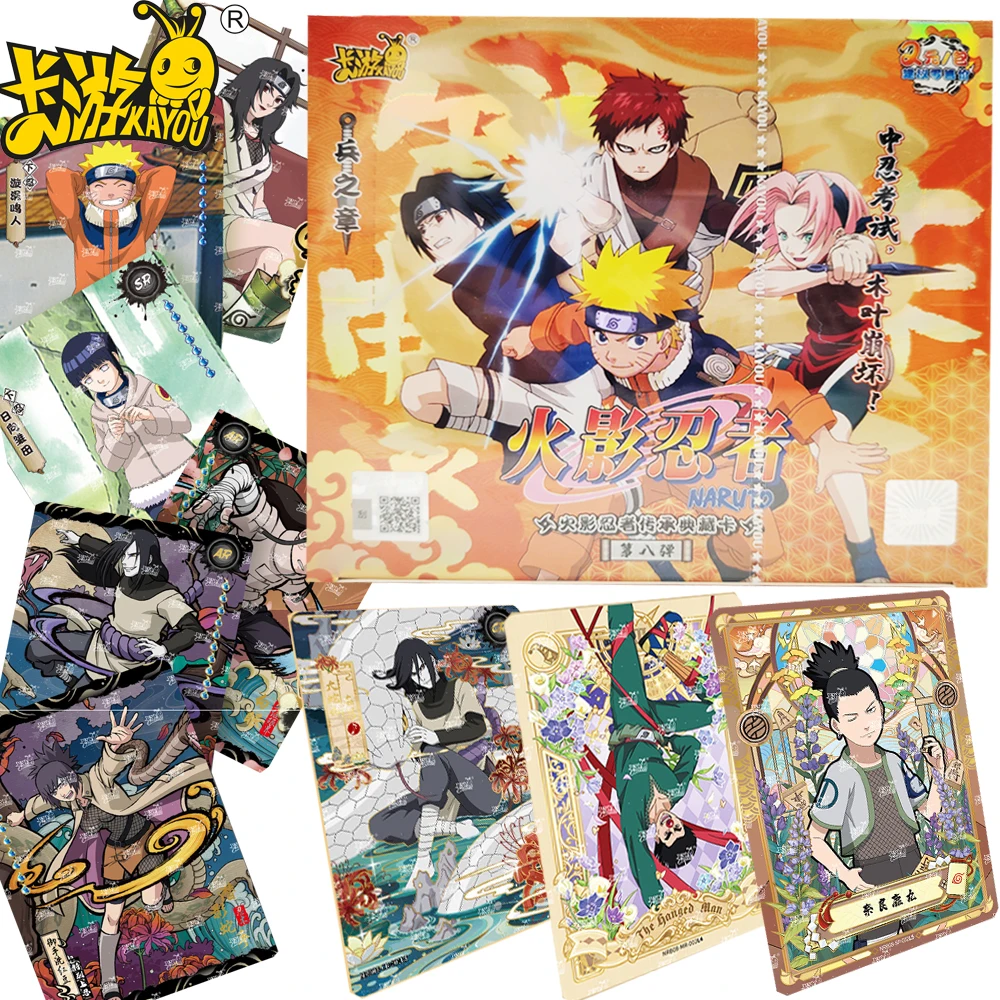

Подлинные коллекционные карты KAYOU Naruto, популярные японские аниме, изысканное искусство, высокое качество, карты с тематическими персонажами MR UR SSR, подарки