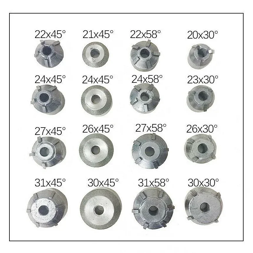 Super material válvula assento reamer ferramenta de reparo da motocicleta kit ferramenta válvula reamer adequado para honda suzuki