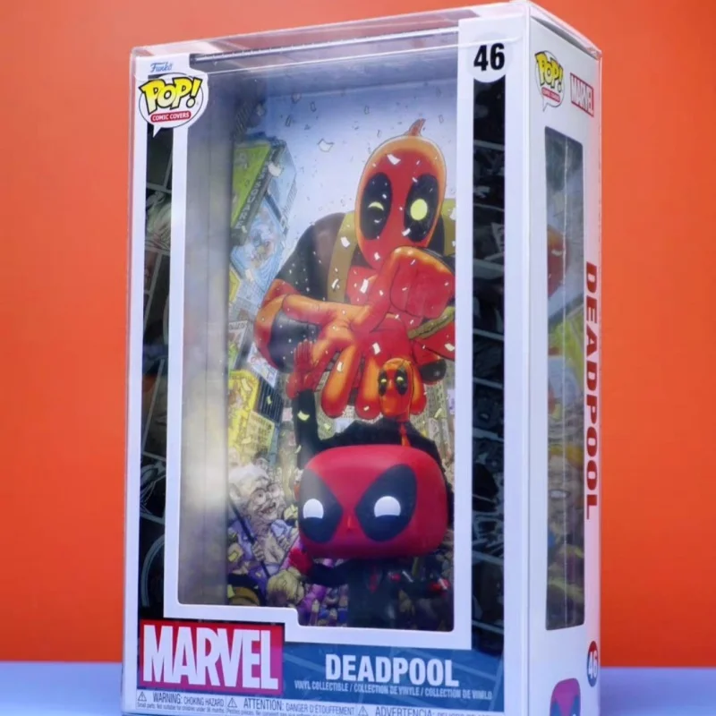 Funko Pop Marvel Superhero Deadpool Comics Hand-Made Toy Model Doll Authentic Co-Branded Peripheral Gift Tabletop Decoration