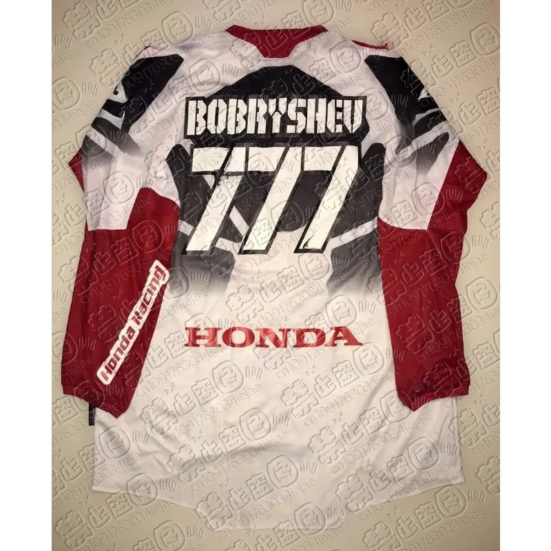 

Быстросохнущий мотоциклетный трикотаж Honda, дышащая рубашка с длинными рукавами для езды на велосипеде по бездорожью и горах, удобное повседневное снаряжение