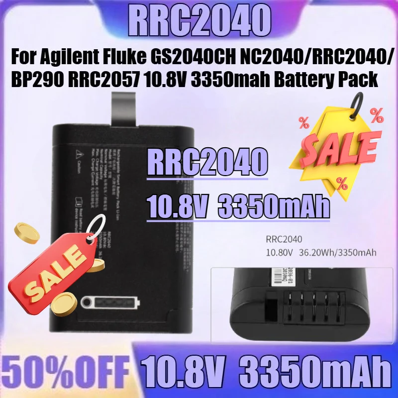 

For Agilent Fluke GS2040CH NC2040/RRC2040/BP290 RRC2057 10.8V 3350mah Battery Pack New RRC2040 10.8V 3350mAh Battery