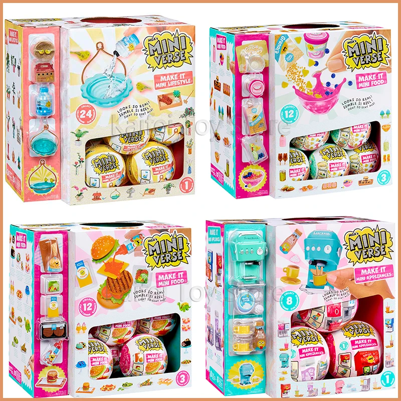 1pc Mga Miniverse Make It Mini Spa Series Diy Spa Accessories Toy Blind Box Dolls Set Gifts For Girls Mystery Box Kids Diy Toys