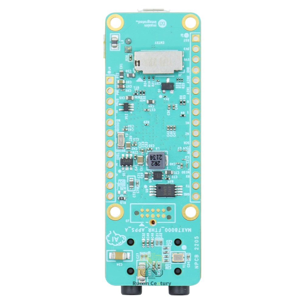 MAX78000FTHR Development Board ARM Cortex-M4 Processor Image Sensor CNN Accelerator Feather Form Factor 100MHz 512KB Flash 128KB