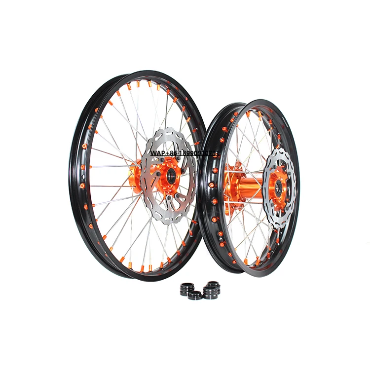 

450 Sxf Dirt Bike Motocross Racing Pit Bike Front 21 Rear 19 Motocross Spoked Wheels