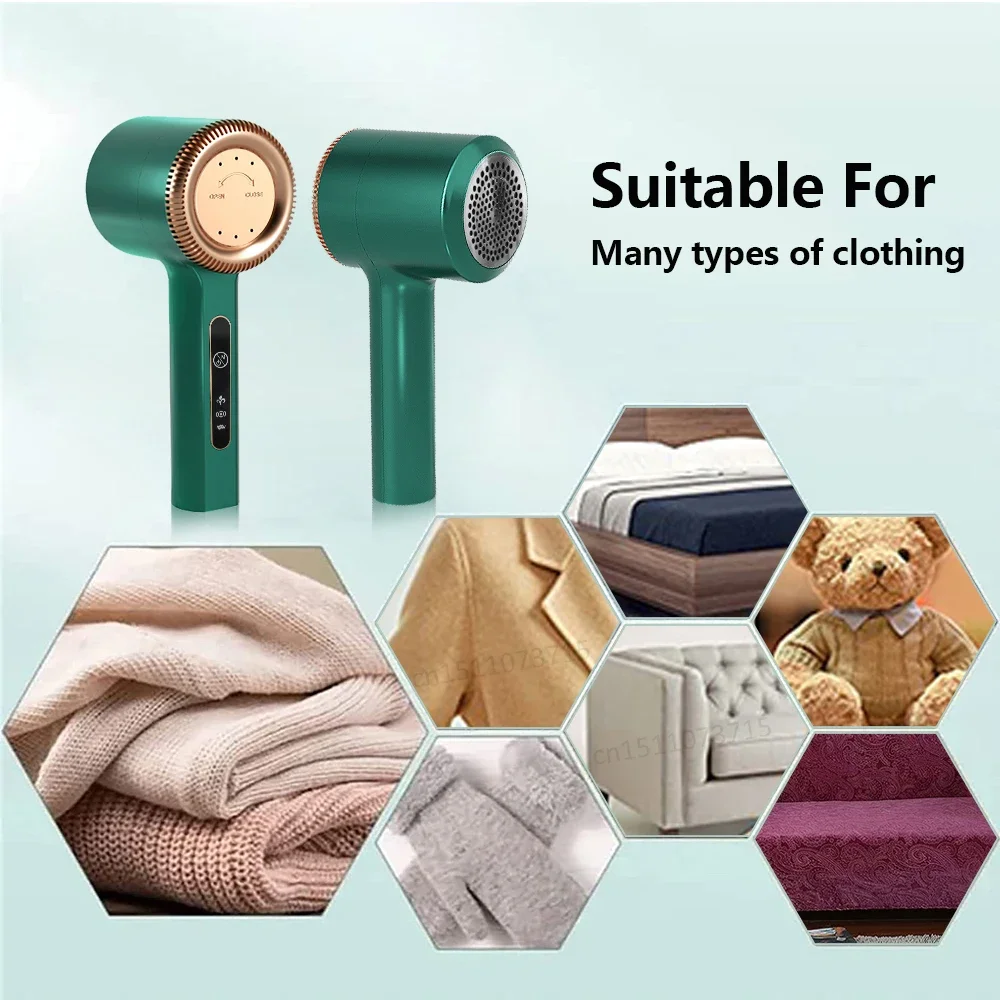 Electric Rechargeable Lint Remover Portable Fabric Shaver for Clothes Clothing Fluff And Hair Balls Fuzz Remover