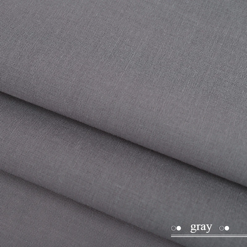 Cotton Lining Fabric By The Meter for Clothes Dress Skirt Pillow Diy Sewing Needlework Cloth Soft Comfortable Thin Plain White