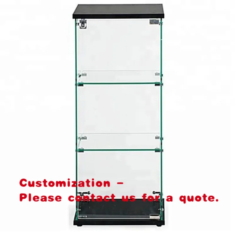 custom.Commercial Retail Glass Table Showcase Store Displays Jewelry Made From MDF Material