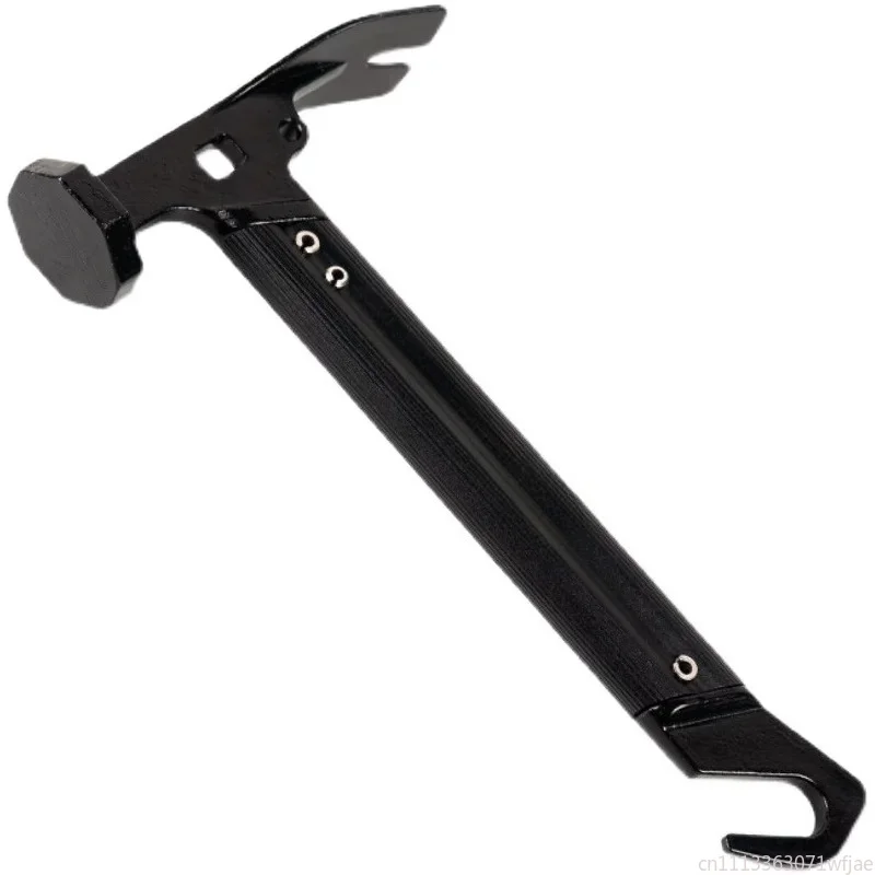 Mini Ultra Light Outdoor Tent Hammer Multi Function Combo Tool Camping Tent Peg Puller Claw Hammer for Hiking