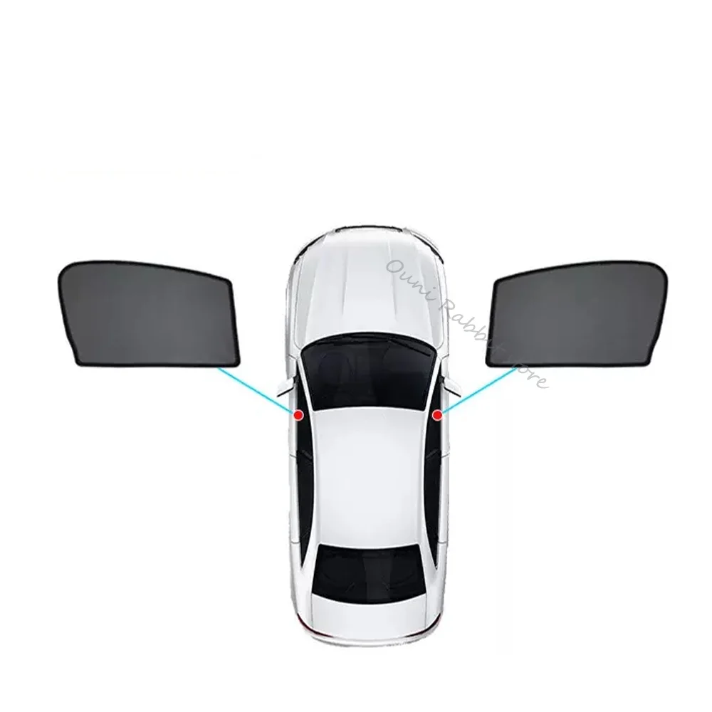 For Leapmotor B10 2025~2027 2026 Car Magnetic Mesh Privacy Sunshade Side Window Sun Shade Mosquito Net Protection Accessories image 3