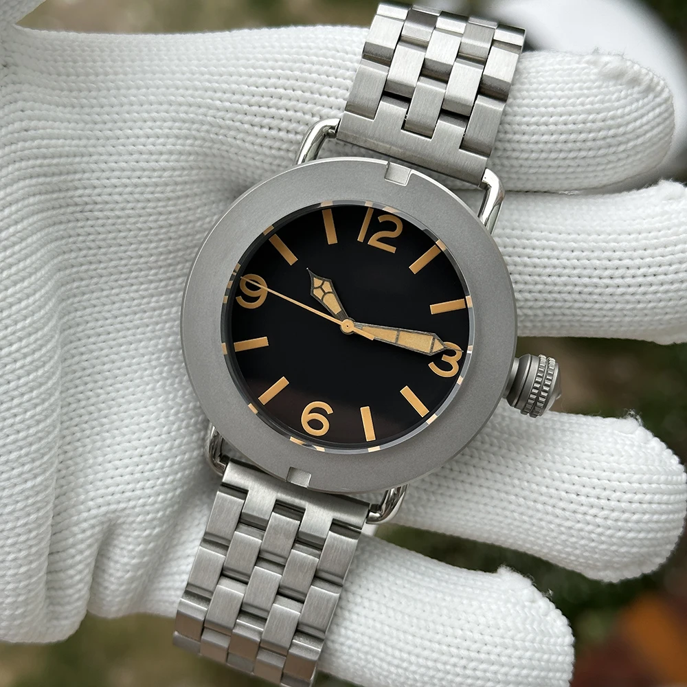 

Часы Steeldive SD1912, большой корпус 47 мм с пескоструйной обработкой и вращающимся безелем, сапфировое стекло, автоматические водонепроницаемые часы 3000 м, мужские часы