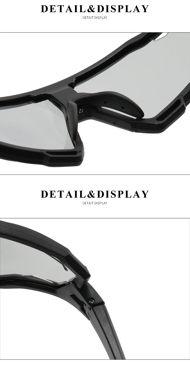 9932 New Outdoor Sports Color Changing Glasses Men's And Women's Sunglasses Polarized Sunglasses Cycling Wholesale image 6