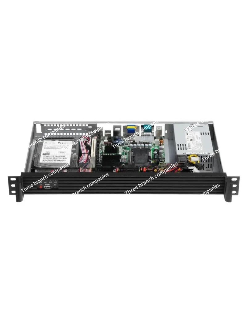 Imagem -05 - Ultra Curto Profundidade 1u 250 mm 19 Polegadas Montado em Rack Mini Itx pc Computador Servidor Chassi Caixa Shell