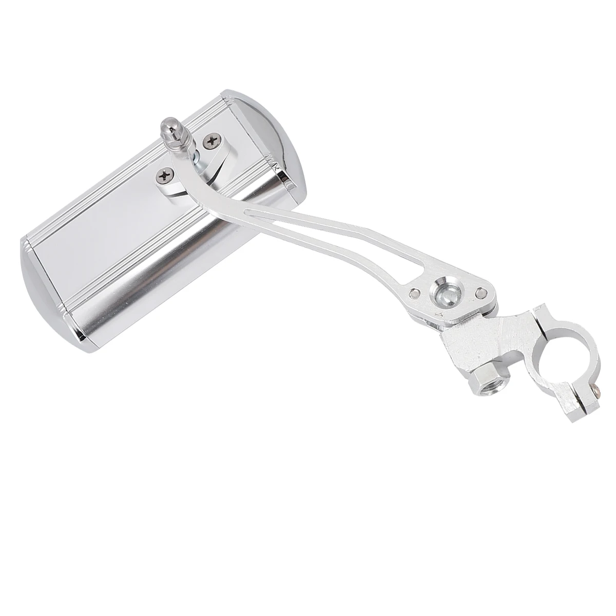 1pc Aluminum Alloy Bicycle Rearview Mirror 22.2Mm Handlebar Mount Red For Mountain Bike Road Cycling Wide Angle View Handlebar