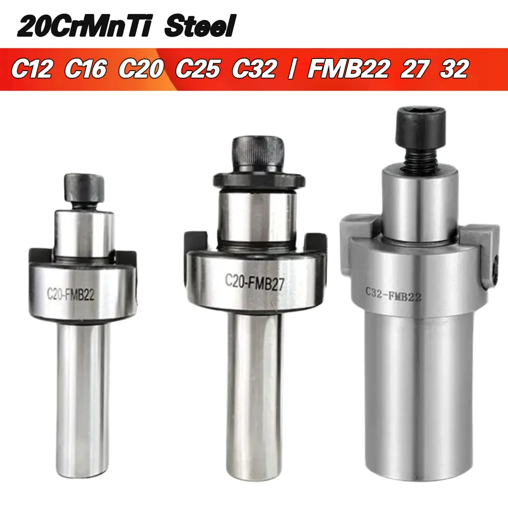 C12 C16 C20 C25 C32 FMB22 FMB27 FMB32 Face Milling cutter Tool Holder Straight Shank FMB Face End Mill For BAP 300R 400R 50/63mm