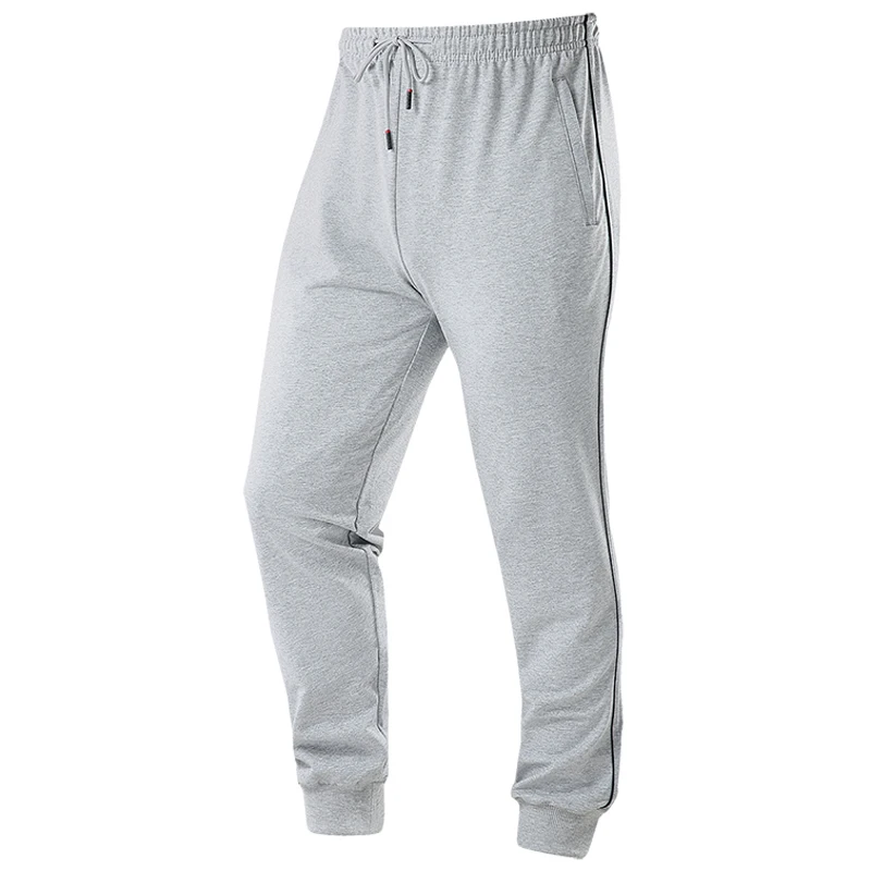 Pantalones de talla grande 6XL 7XL 8XL para hombre, ropa deportiva para Fitness, pantalones de chándal de cintura elástica, pantalones de algodón puro, pantalones sueltos para correr para gimnasio