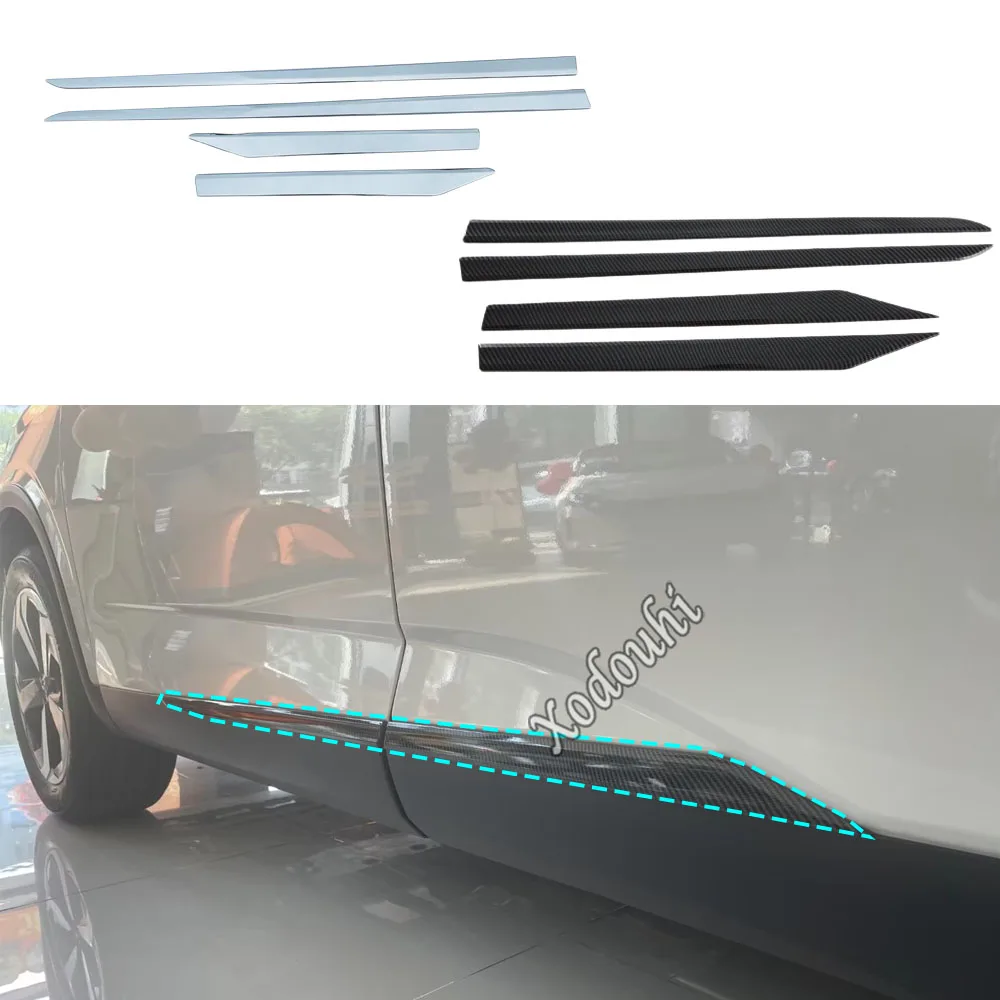 

ABS Car Side Door Body Molding Strip Trim Decoration Frame Cover Auto Exterior Accessories For Nissan Qashqai J12 2022 2023 2024