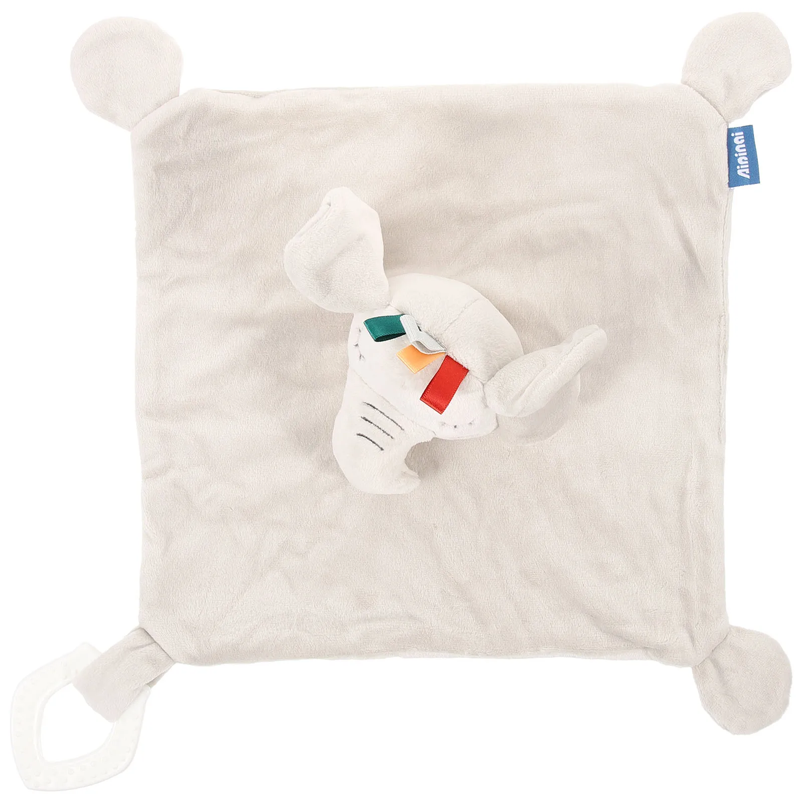 

Nordic Elephant Comfort Towel Light Grey Baby Security Blanket Toys Saliva Cloth Teething Soother Newborn Accessories