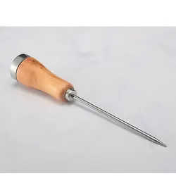 Ice Pick, Ice Breaking Ice Cone with Wooden Handle Ice Pick Crusher Ice Pick Wood Handle for Kitchen Bar