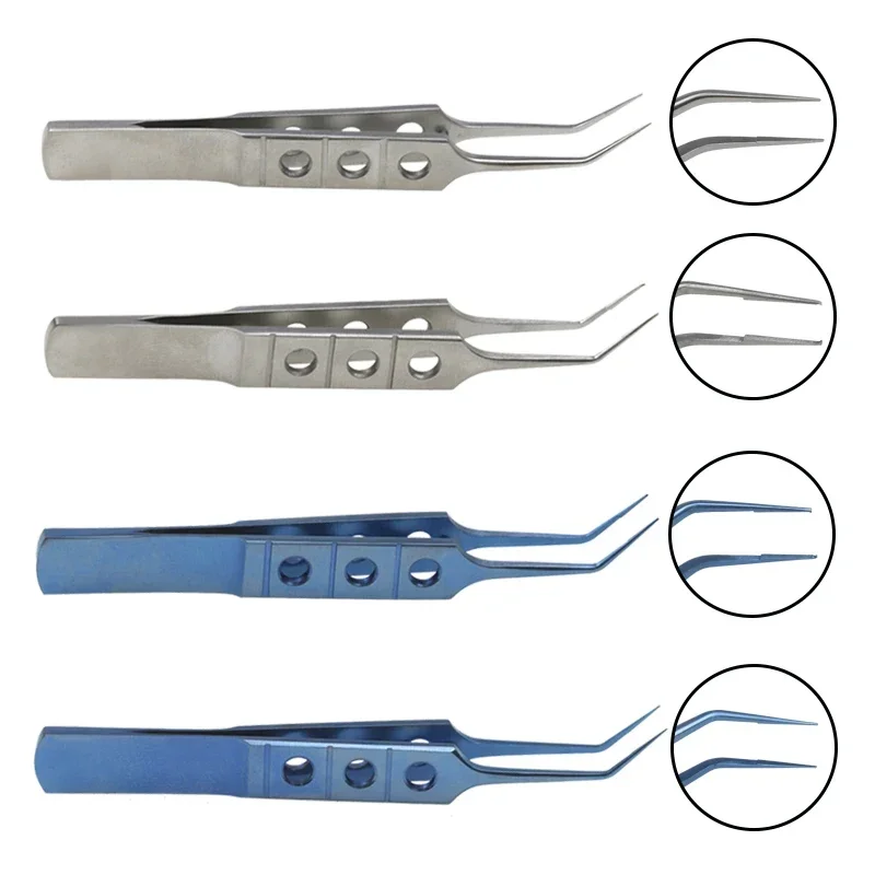 Ophthalmic Corneal Forceps Eye Forceps Stainless Steel/Titanium Eyelid Tools Ophthalmic Instrument