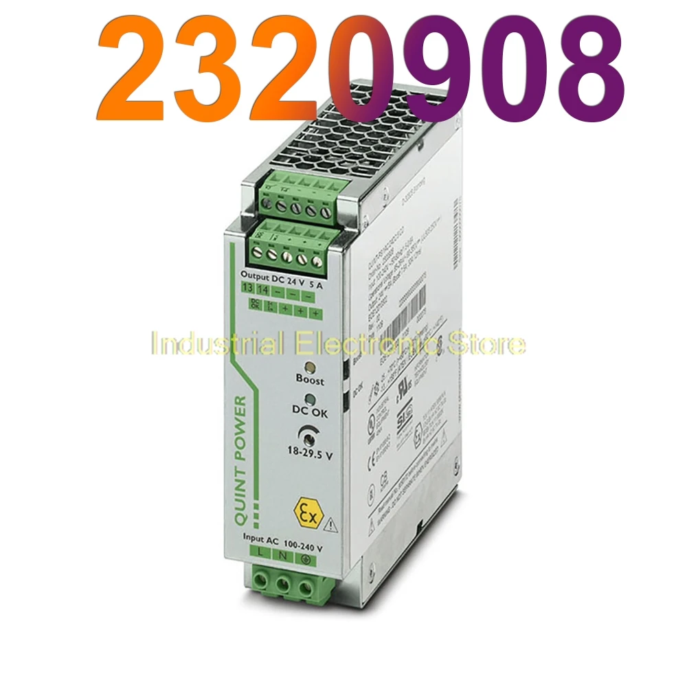 QUINT-PS/1AC/24DC/ 5/CO For Phoenix Industrial Power Supply Input 1 phase Output 24 V DC / 5 A 2320908