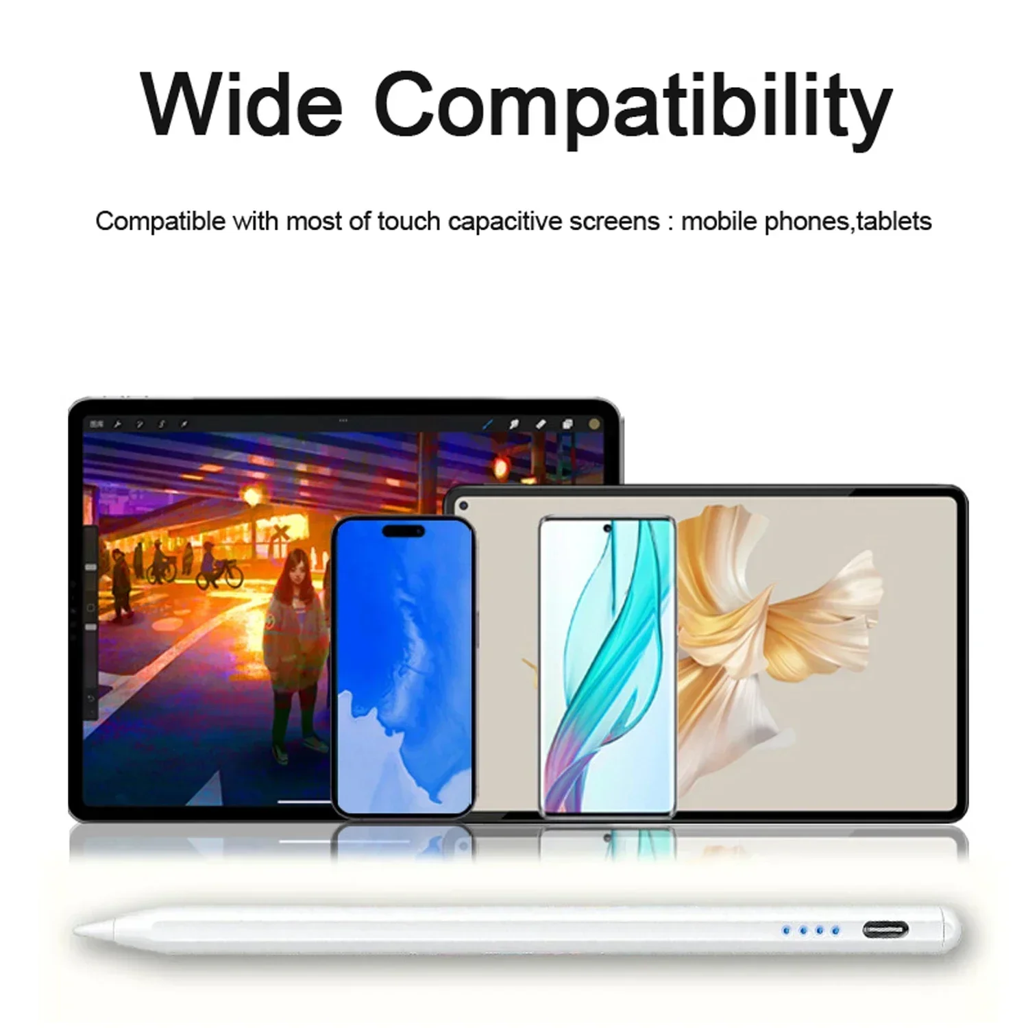アクティブユニバーサルタブレットスタイラス,タッチスクリーンペンシル,アップル,ipad,iphone,android,xiaomi,huawei,samsung,電話ペン
