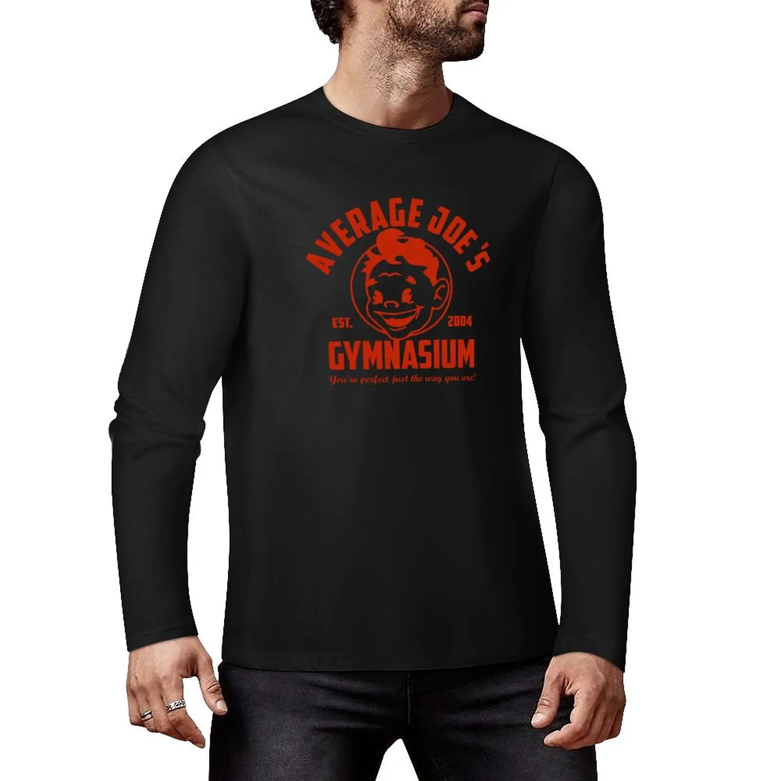 Dodgeball Average Joes Gymnasium Long T-Shirt Oversized t-shirt black t shirt mens funny t shirts