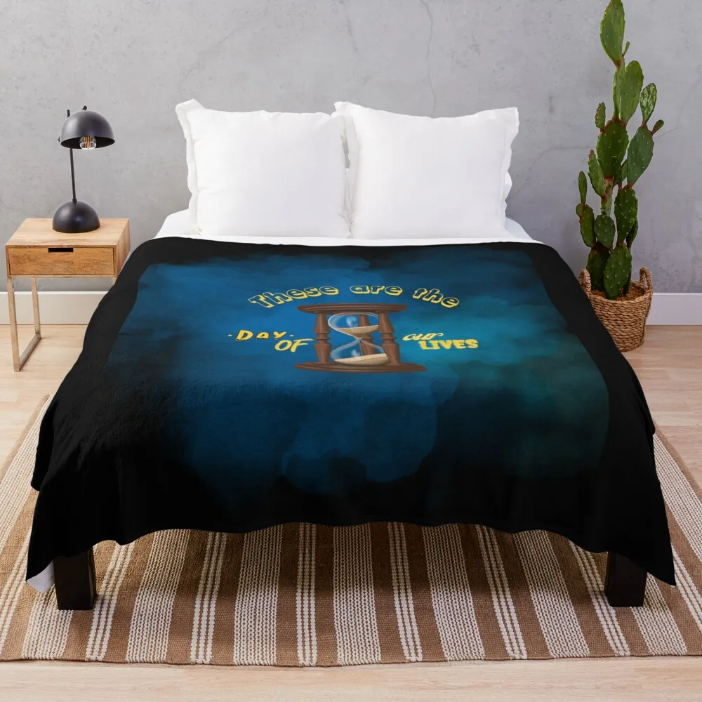 Days of our lives now Throw Blanket Tourist Hairy Flannel Blankets