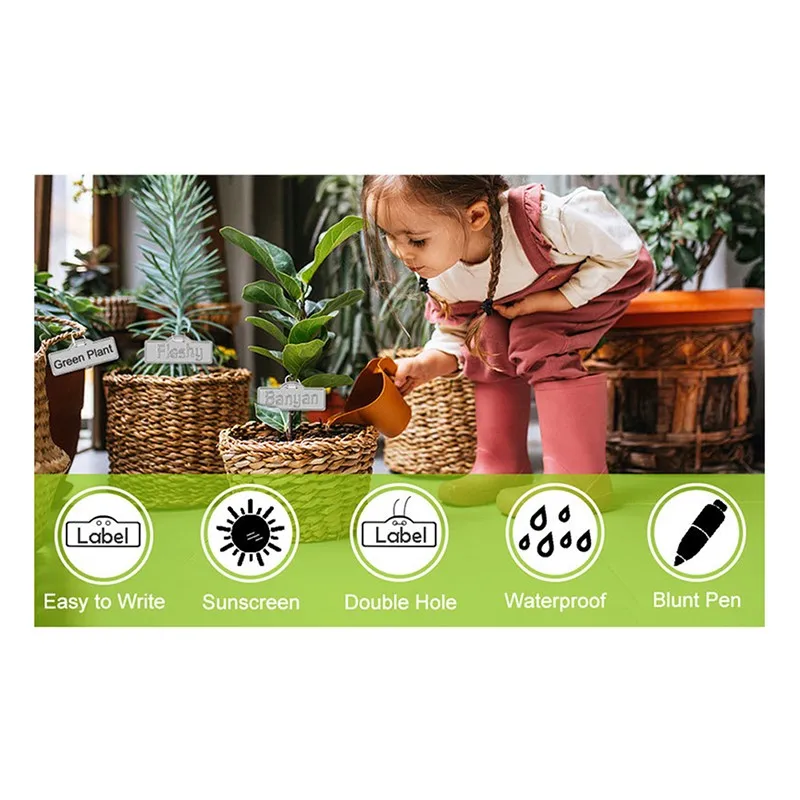 GYTB-Gardening Aluminum Plant Labels Outdoor Plant Markers Metal Signs Garden Alum Marks