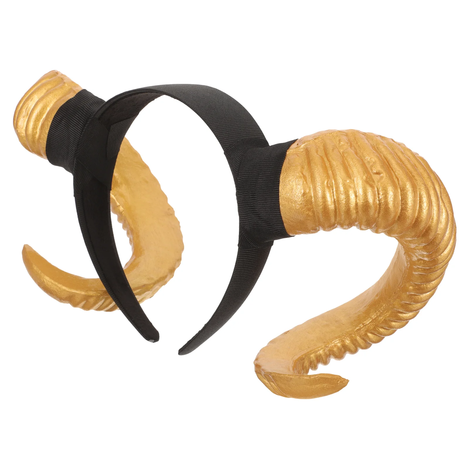 Headbands for Girls Christmas Hair Party Headdress Trumpet Flash Horn Hoop Golden Headwear Man