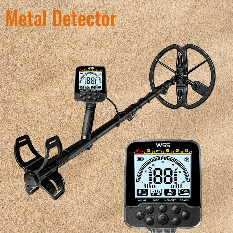 for Tianxun W55 Gold Detector Equipment Rechargeable Remote Metal Detector Fully Waterproof Portable Treasure Hunter for Gold