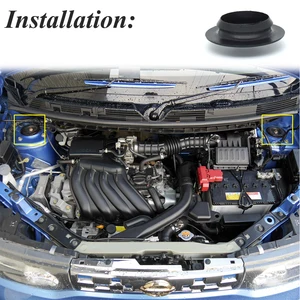 2x لنيسان ليف ZE0 Sentra 200 SE B16 Juke F15 Hub Z12 غطاء تجميع دعامة التعليق الأمامي 54330ED000 غبار مقاوم للماء أعلى 7 مبيعات جنيح سنترا b16 - رقم 8