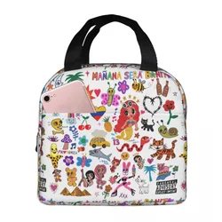 Karol G Manana Sera Bonito Lunch Bags Accessories Portable Insulated Oxford Cooler Thermal Picnic Work Tote