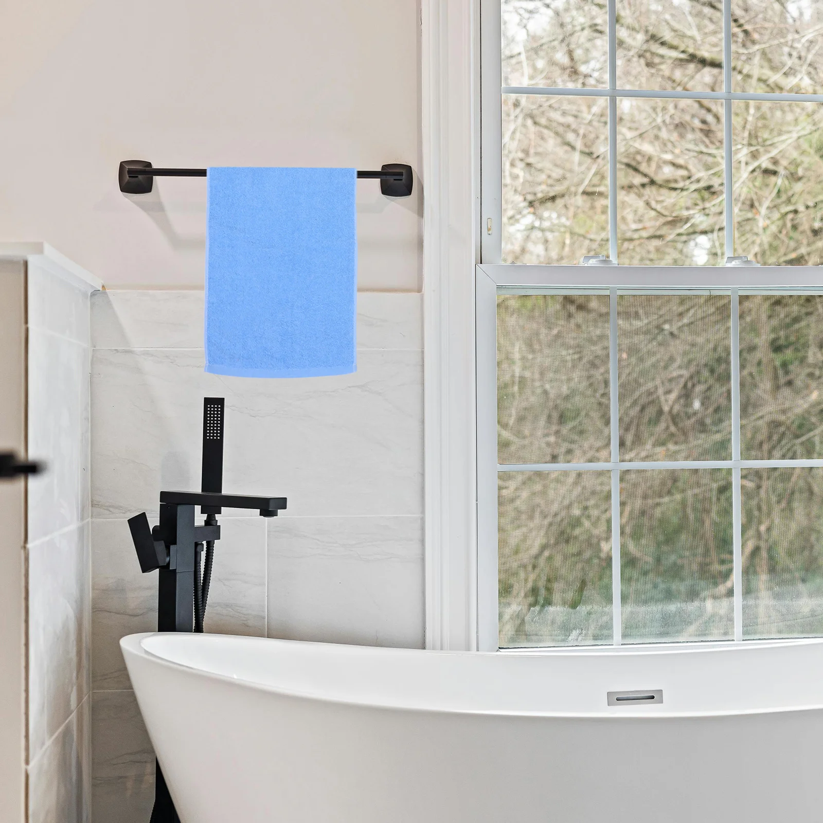 

3Pcs Cotton Hand Towels Ultra Absorbent Elegant Jacquard Design Ideal for Bath Kitchen Facial Cleansing