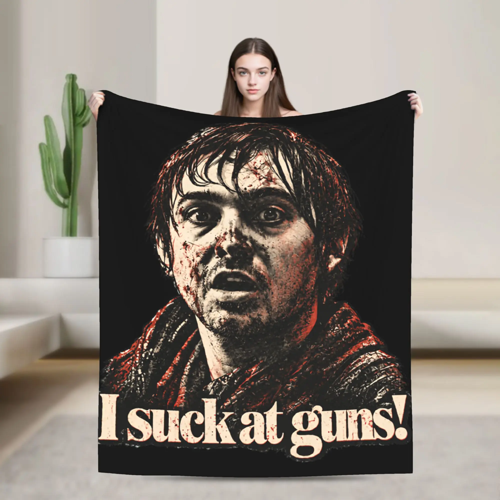 Bryan Tribute 2026 I suck at guns Blankets Fuzzy Throw Blankets Summer Air Conditioning Decoration Ultra-Soft Warm Bedsprea